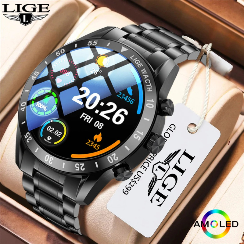 LIGE WB0321 New Bluetooth Call Smart Watch Men