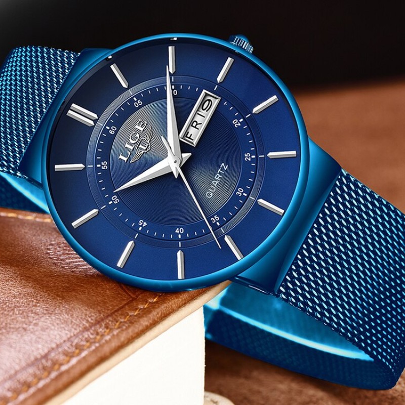 LIGE 9949 Ultra Thin Quartz Blue