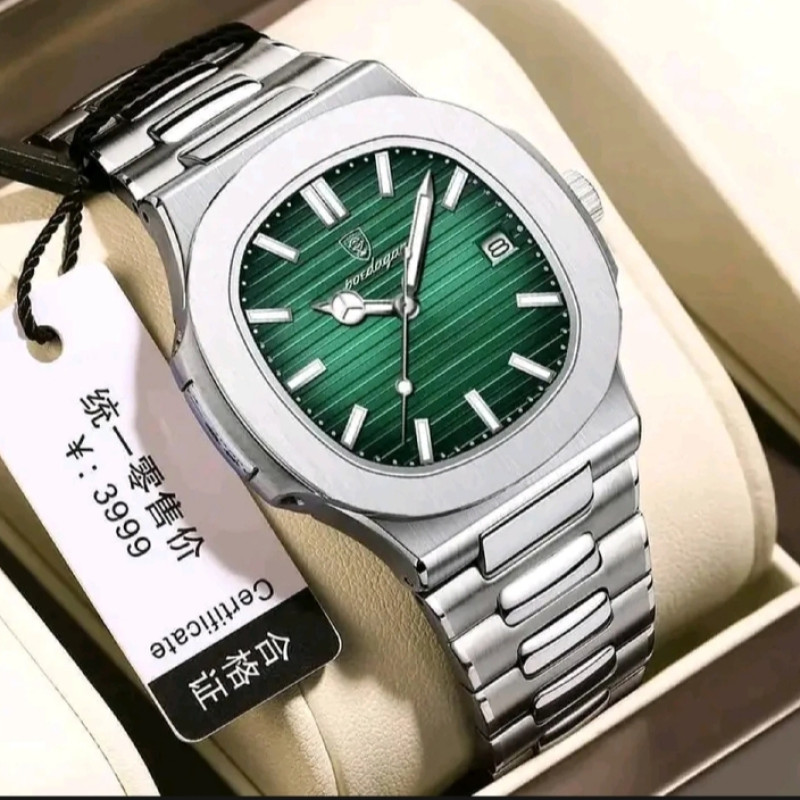 POEDAGAR 613 Casual Business Clock Men Luxury Watch Automatic Watches Mens Waterproof Fashion Quartz Wristwatches Reloj Hombre 613-2