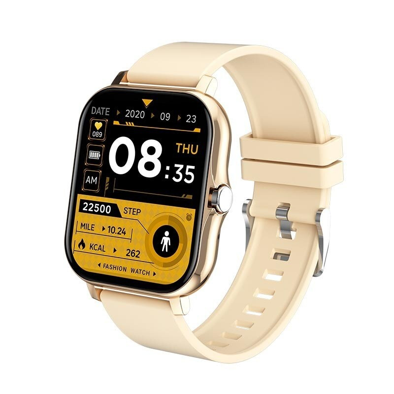 LIGE GT20 Unisex Golden Bluetooth Call Smart watch