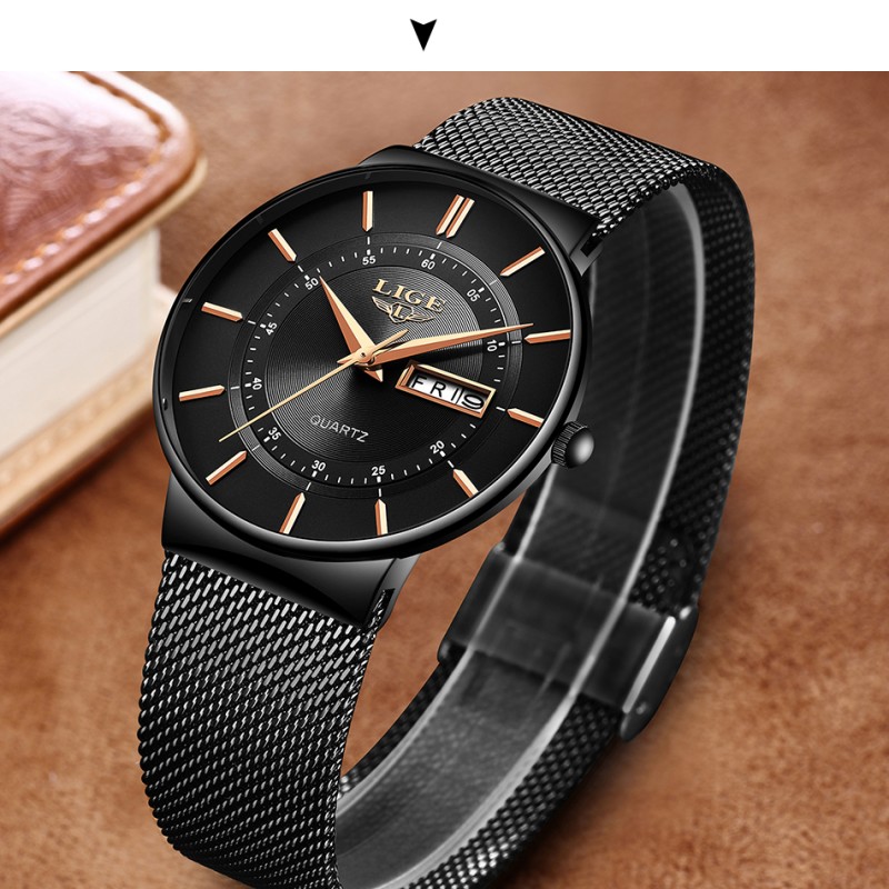 LIGE 9949 Ultra Thin Quartz Black