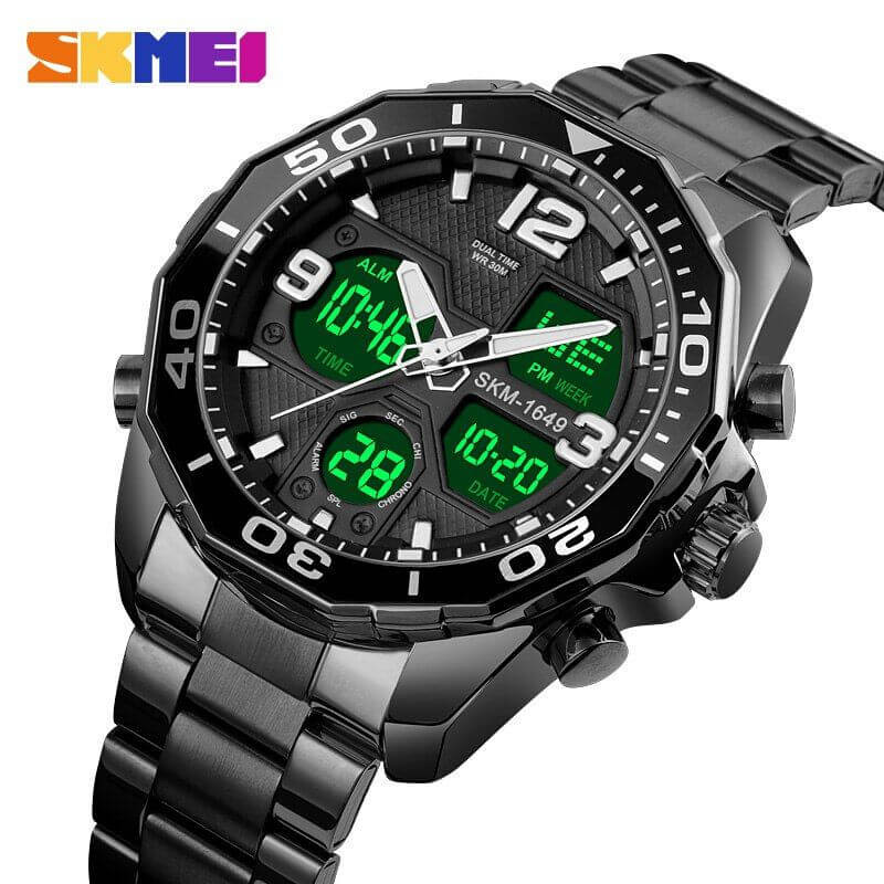 SKMEI 1649 Digital Analog high quality Watch with box