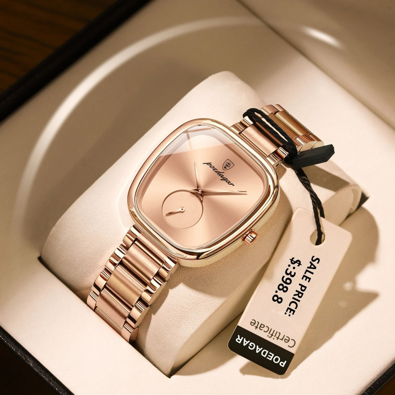 Poedagar 783 Ladies Watch Rose Gold